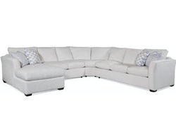 Bridgeport Four Piece Chaise Sectional (Made to order fabrics and finishes)