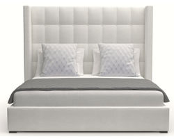 Aylet Box Tufting Queen or King White Bed