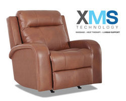 Benson Leather Recliner w/ XMS Heat, Massage and Lumbar + Free Power Headrest (Made to order leathers)