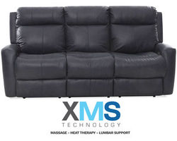 Brooks Reclining Sofa w/ Massage + Heat + Lumbar + Free Power Headrest (Made to order leathers)