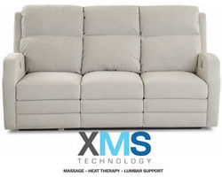 Kamiah Reclining Sofa w/ XMS Heat, Massage and Lumbar + Free Power Headrest (Made to order fabrics)
