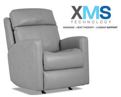 Kenan Recliner w/ XMS Heat, Massage and Lumbar + Free Power Headrest (Made to order fabrics)