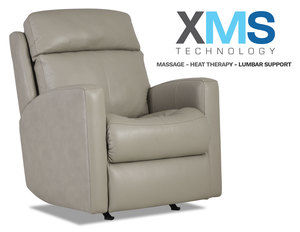 Kenan Leather Recliner w/ XMS Heat, Massage and Lumbar + Free Power Headrest (Made to order leathers)
