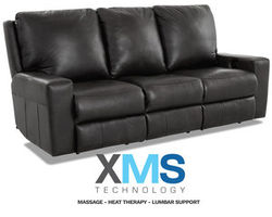Alliser Leather Reclining Sofa w/ XMS Heat, Massage and Lumbar + Free Power Headrest (Made to order leathers)