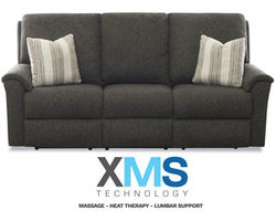 Davos Reclining Sofa w/ XMS Heat, Massage and Lumbar + Free Power Headrest (Made to order fabrics)