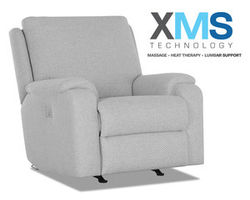 Podrick Leather Recliner w/ XMS Heat, Massage and Lumbar + Free Power Headrest (Made to order leathers)