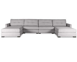 Chester Buttoned 6 Pieces Modular Sectional (Choice of Colors)