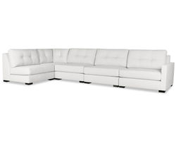  Chester Buttoned 5 Pieces Modular Sectional (Choice of Colors)