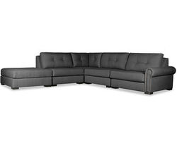 Sylviane Buttoned 5 Pieces Modular Sectional (Choice of Colors)