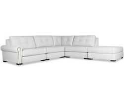 Sylviane Buttoned 5 Pieces Modular Sectional (Choice of Colors)