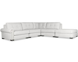  Sylviane Buttoned 5 Pieces Modular Sectional (Choice of Colors)