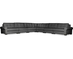  Sylviane Buttoned 7 Pieces Modular Sectional (Choice of Colors)