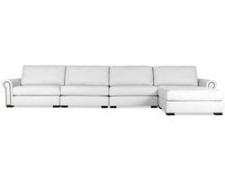 Sylviane 5 Pieces Modular Sectional w/ Chaise Left or Right (Choice of Colors)