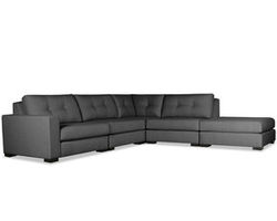 Veranda Buttoned 5 Pieces Modular Sectional A (Choice of Colors)