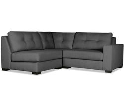 Veranda Buttoned 3 Pieces Modular Sectional w/ Left Open End (3 Colors Available)