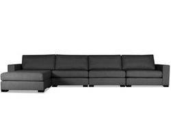 Veranda 5 Pieces Modular Sectional w/ Chaise Left or Right (3 Colors Available)