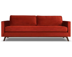Chantel 60" - 72" - 84" Sofa in Red