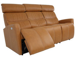 Milan 78&quot; Leather Power Reclining Wall Saver Sofa (+40 leathers)