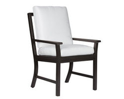 Montana Dining Outdoor Arm Chair (110 fabrics - 8 metal finishes)