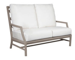 Willow Outdoor Loveseat (110 fabrics - 8 metal finishes)