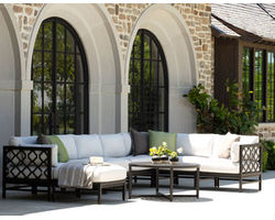 Willow Outdoor Sectional (110 fabrics - 8 metal finishes)