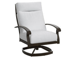 Smith Lake Outdoor Swivel Lounge Chair (24 fabrics - 8 metal finishes)
