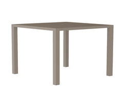 Contempo 42&quot; Square Dining Table (8 Metal Finishes)