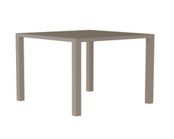 Contempo 42" Square Dining Table (8 Metal Finishes)