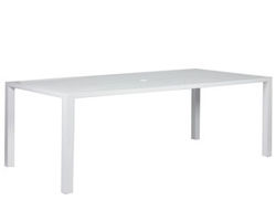 Contempo Rectangular Dining Table (8 Metal Finishes)