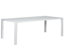 Contempo Rectangular Dining Table (8 Metal Finishes)