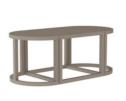 Contempo 3 Pc. Tea Table (8 Metal Finishes)