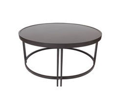Horizon Round Cocktail Table (8 Metal Finishes)