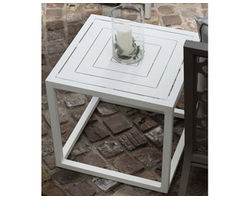 Contempo Square End Table (8 Metal Finishes)
