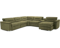 Keoni 44000 Power Headrest Power Reclining Sectional (+50 fabrics)