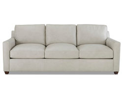 Addison Leather Sofa with Down Cushions (Made to order leathers)