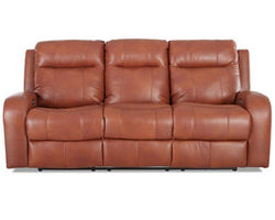 Benson Leather Power Headrest Power Reclining Sofa (Made to order leathers)