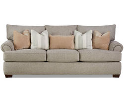 Ginger Stationary Nailhead Sofa (96&quot;) Includes Accent Pillows
