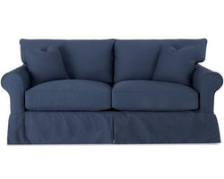 Jenny Slipcover Sofa with Down Cushions (84&quot;) Includes Arm Pillows