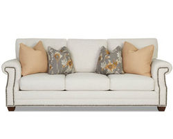 Lawrence Stationary Sofa (91&quot;) Includes Arm Pillows