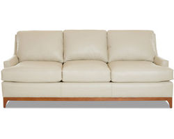 Luca Leather Stationary Sofa (89&quot;) Made to order leathers