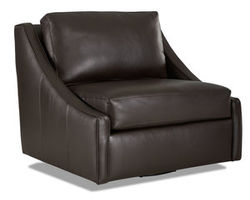 Romee Leather Swivel Chair