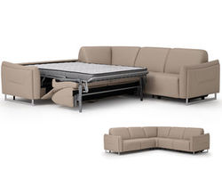 Giorgio 44403 Cloud Z Full Size Sleeper Sectional (Made to order fabrics and leathers)