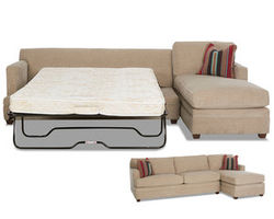 Anna K8322 Full Size Sleeper Sectional (Includes Pillows)