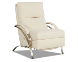 Spiral High Leg Fabric Reclining Chair