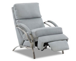 Spiral High Leg Leather Reclining Chair