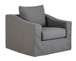 Demi Slipcover Big Chair (Swivel Chair Available)