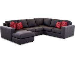 Gus Stationary Fabric Sectional