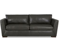 Milo 91&quot; Stationary Leather Sofa