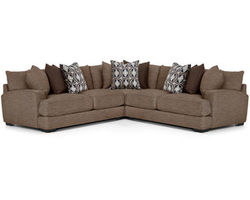 Cadet 808 Chaise Stationary Sectional (Pillows Included)