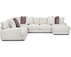 Lennox 877 Stationary Sectional (Includes Pillows)